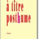 Couverture A titre posthume de Sonja Delzongle