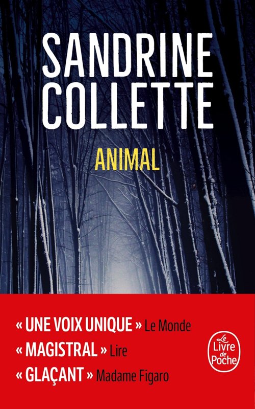 Couverture Animal de Sandrine Colette