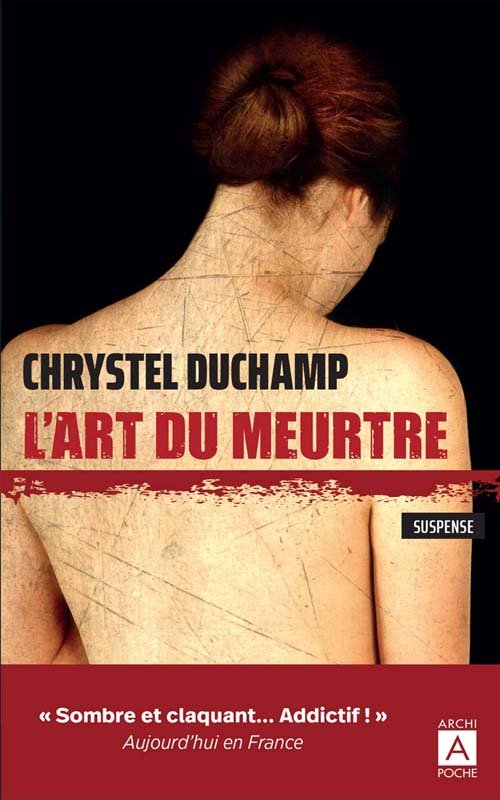 Couverture L'art du meurtre de Chrystel Duchamp