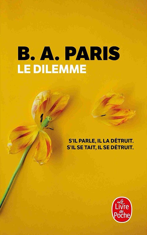 Couverture B.A Paris - Le dilemne