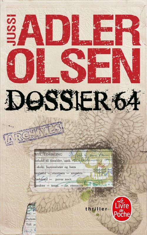 Couverture Jussi Adler Olsen - Dossier 64